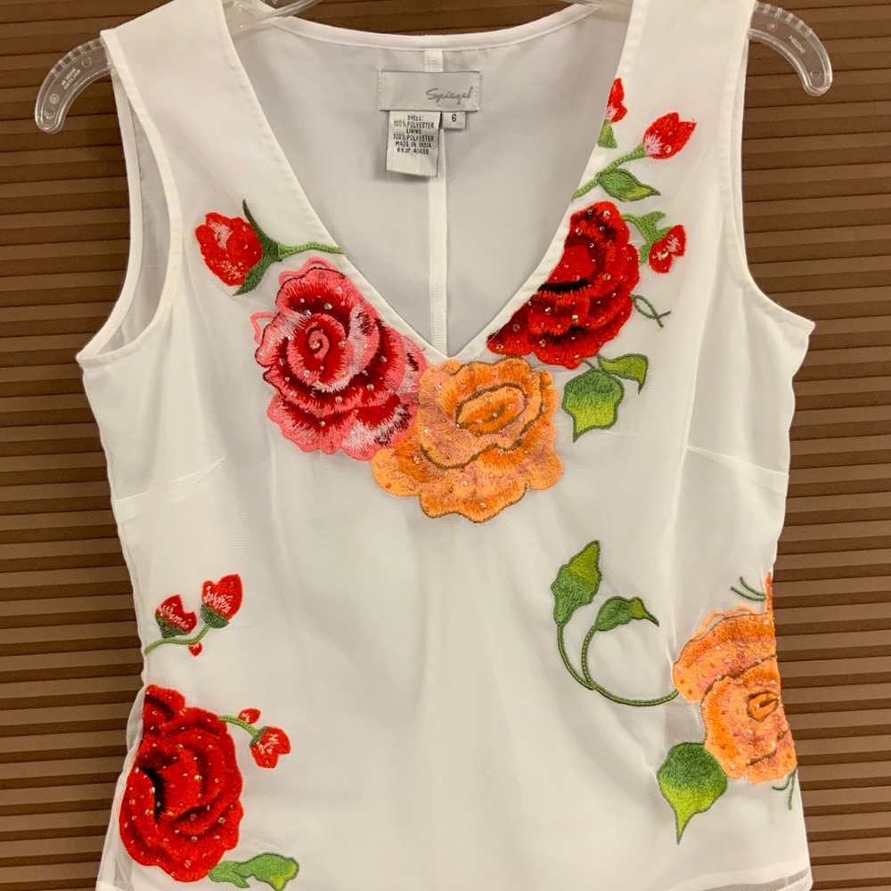 Beautiful embroidered blouse.